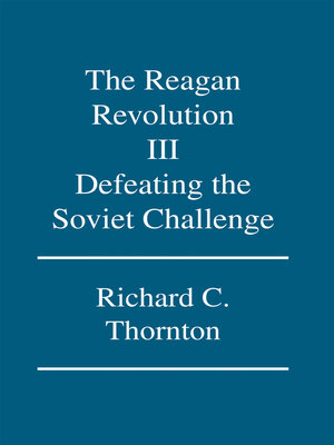 cover image of The Reagan Revolution Iii